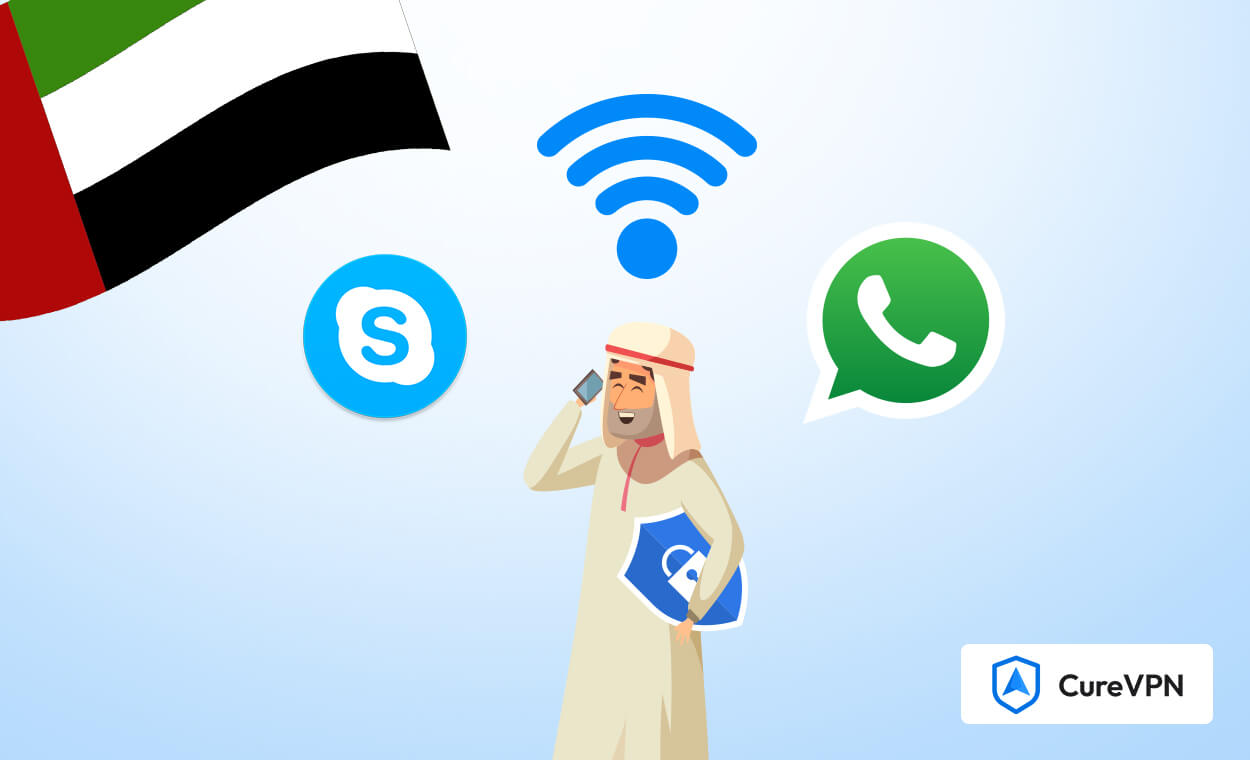 How to Make WhatsApp and Skype Calls in UAE with a VPN